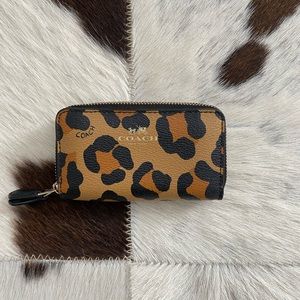 Coach Wallet- Leopard Print